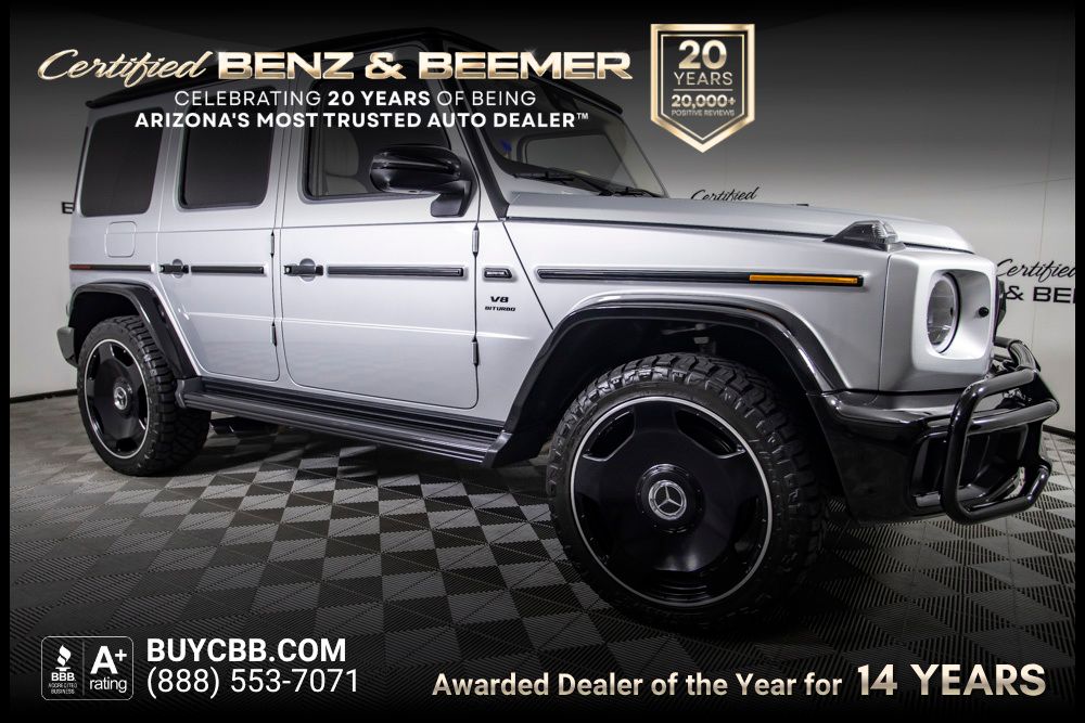 Silver 2025 Mercedes-Benz G-Class SUV / Crossover All-Wheel Drive 9-Speed Automatic