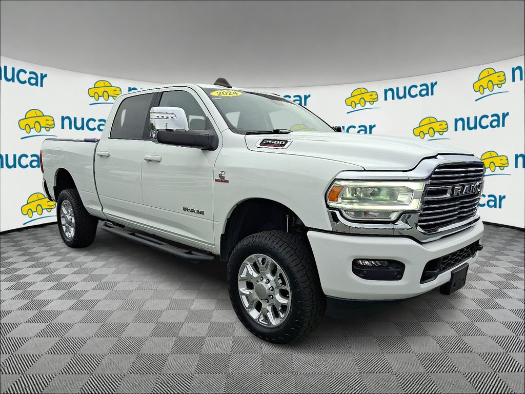 Bright White Clearcoat 2024 RAM 2500 Pickup Truck Four-Wheel Drive 6-Speed Automatic