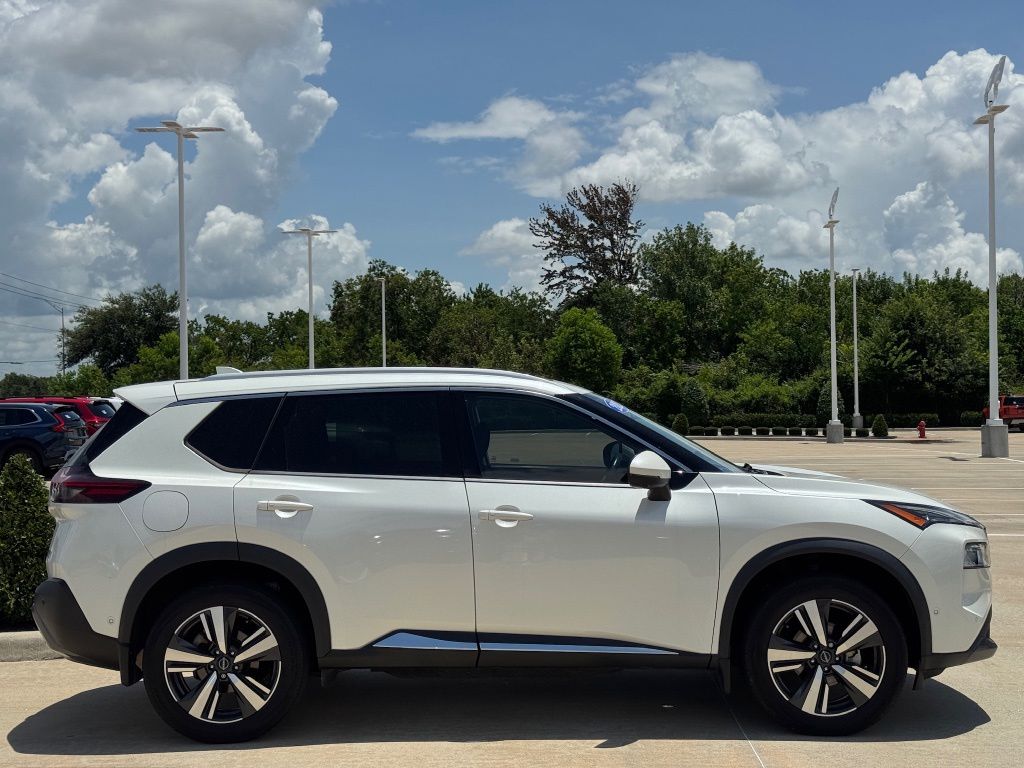 2023 Nissan Rogue SL White at Classic Elite Chevrolet Sugar Land