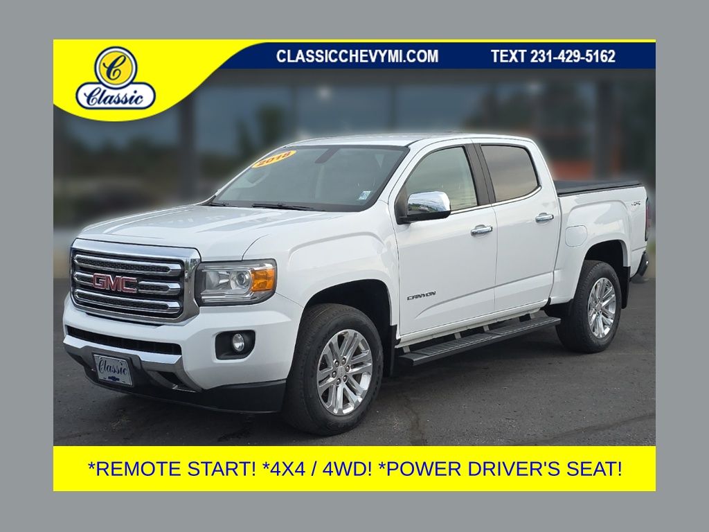 Summit White 2018 GMC Canyon Pickup Truck Four-Wheel Drive 8-Speed Automatic