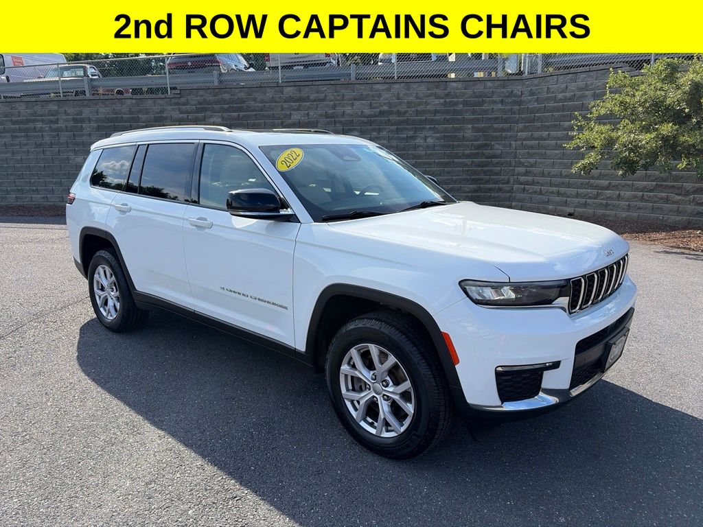 Bright White Clearcoat 2022 Jeep Grand Cherokee L SUV / Crossover Four-Wheel Drive 8-Speed Automatic