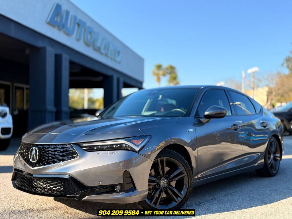 Silver 2025 Acura Integra Sedan Front-Wheel Drive Continuously Variable Transmission