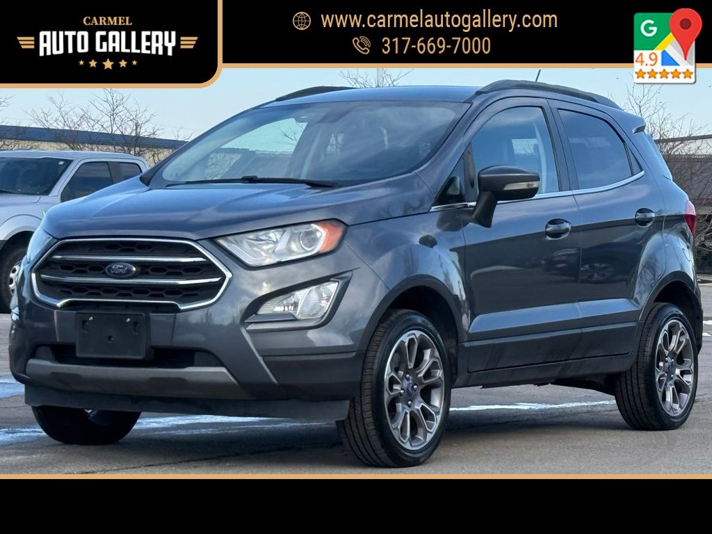Silver (Smoke Metallic) 2021 Ford EcoSport SUV / Crossover All-Wheel Drive 6-Speed Automatic