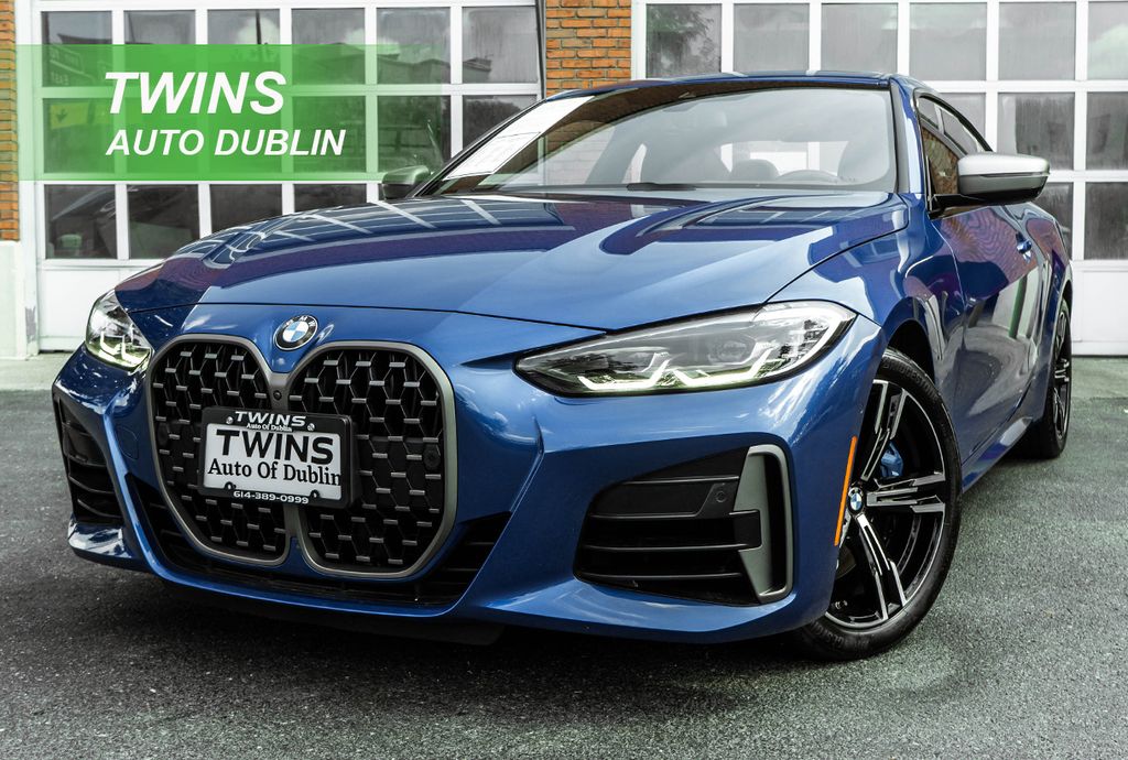 Portimao Blue Metallic 2024 BMW 4 Series Coupe All-Wheel Drive 8-Speed Automatic