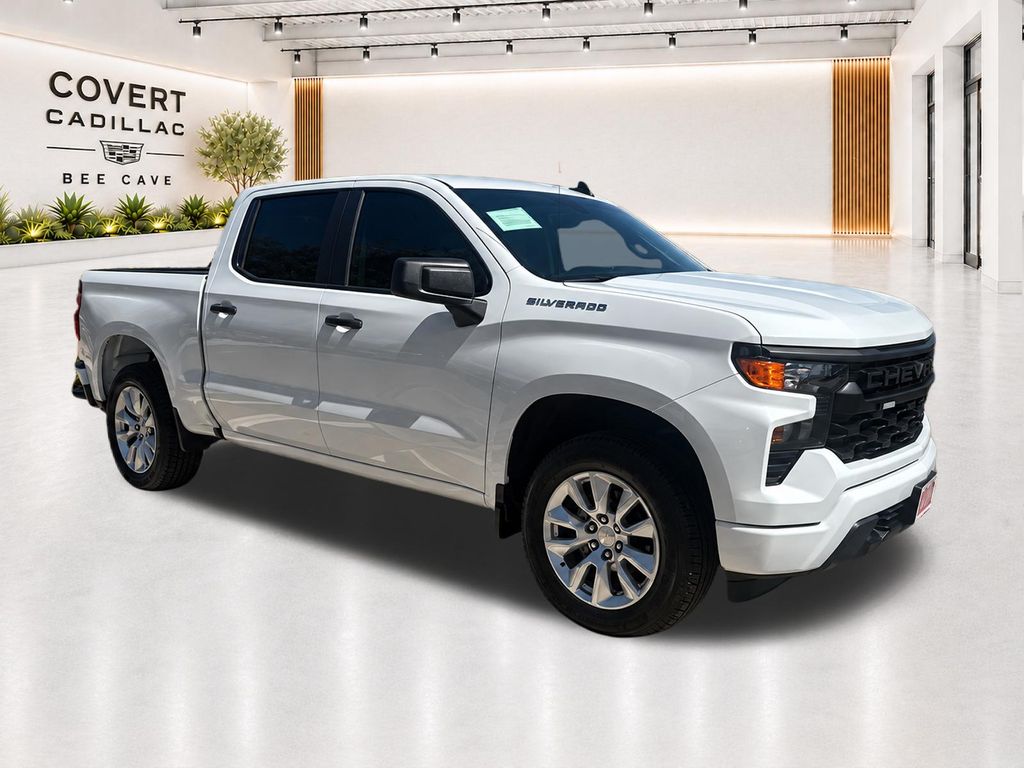 Summit White 2024 Chevrolet Silverado 1500 Pickup Truck 4X2 8-Speed Automatic