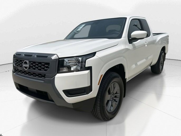 2025 Glacier White Nissan Frontier SV RWD Truck