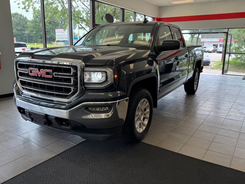 Dark Slate Metallic 2018 GMC Sierra 1500 Pickup Truck Four-Wheel Drive 6-Speed Automatic Overdrive