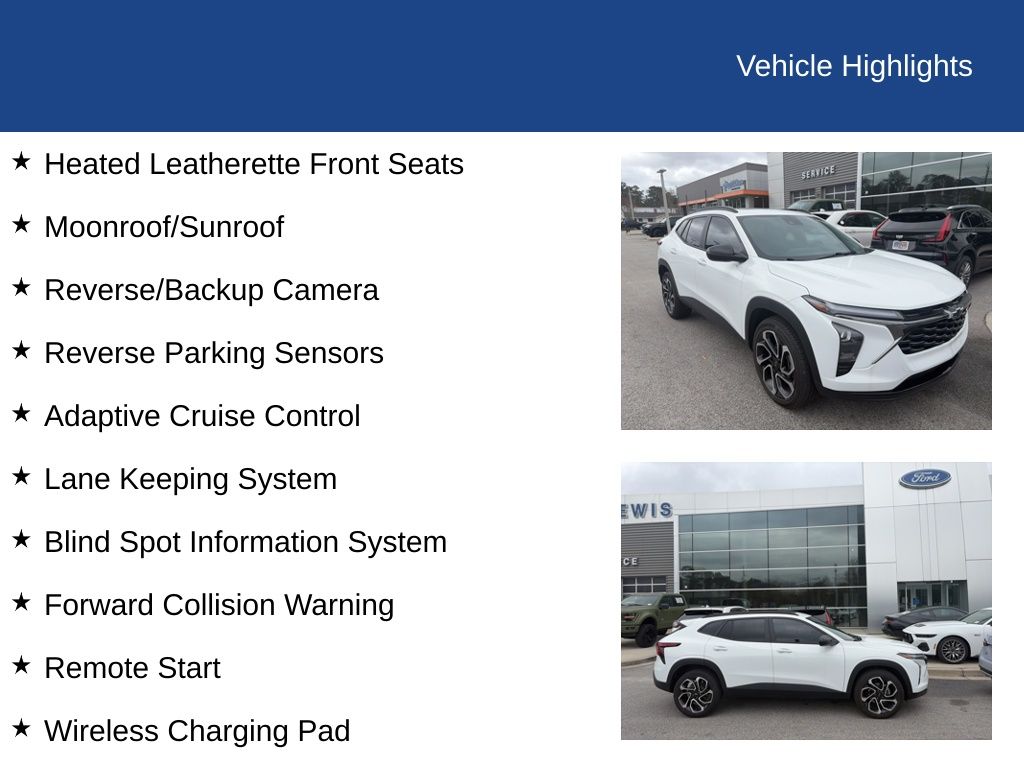 2025 Chevrolet Trax FWD 2RS