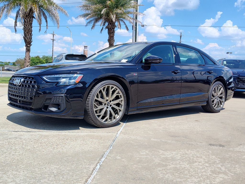 Sebring Black Crystal Effect 2026 Audi A8 Sedan All-Wheel Drive 8-Speed Automatic