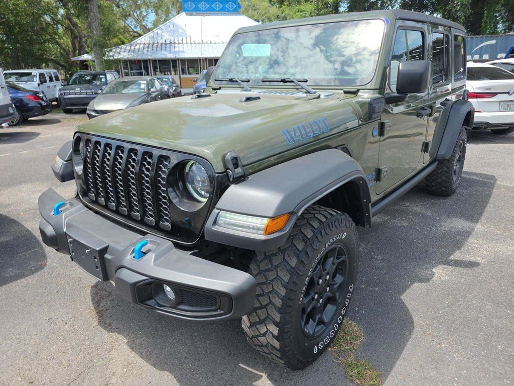 Green Clearcoat 2023 Jeep Wrangler 4xe SUV / Crossover Four-Wheel Drive Automatic