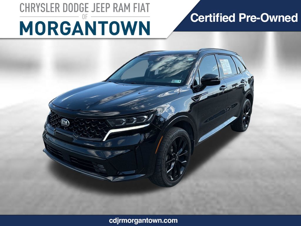Ebony Black 2021 Kia Sorento SUV / Crossover All-Wheel Drive 8-Speed Dual Clutch