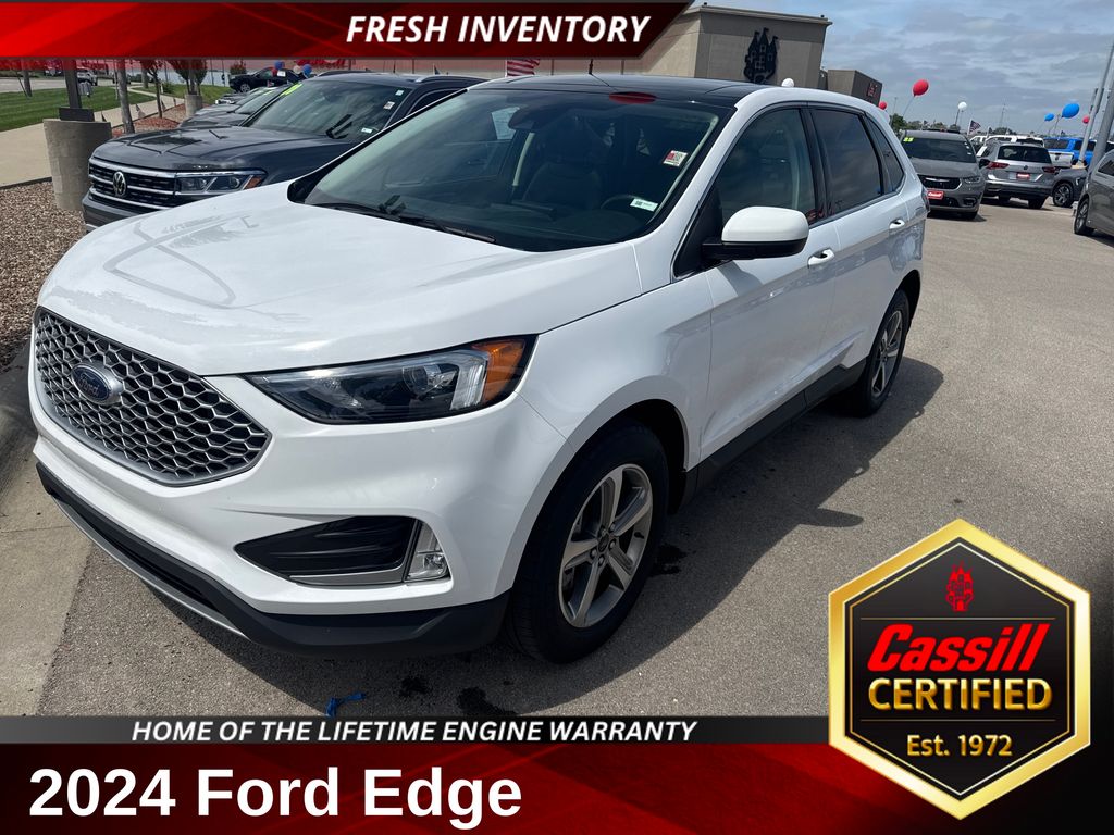 Oxford White 2024 Ford Edge SUV / Crossover All-Wheel Drive 8-Speed Automatic
