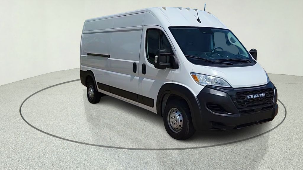 Bright White Clearcoat 2023 RAM ProMaster Van Front-Wheel Drive 9-Speed Automatic
