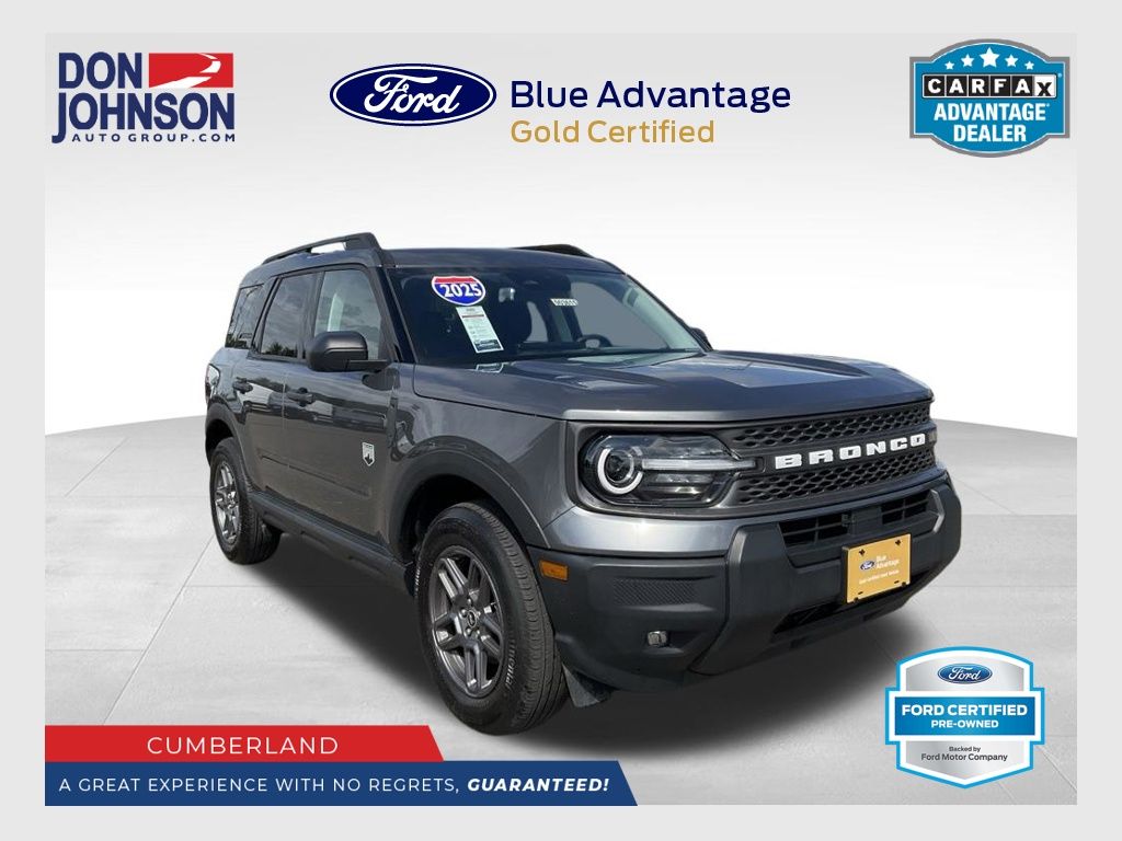 Gray Metallic 2025 Ford Bronco Sport SUV / Crossover All-Wheel Drive 8-Speed Automatic