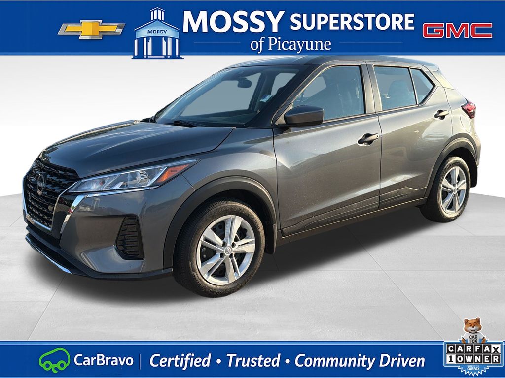 Gray (Gun Metallic) 2024 Nissan Kicks S FWD SUV / Crossover Front-Wheel Drive Continuously Variable Transmission