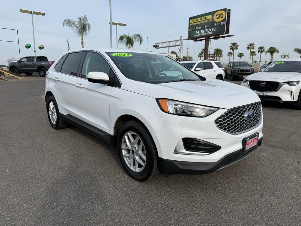 Oxford White 2024 Ford Edge SEL AWD SUV / Crossover All-Wheel Drive 8-Speed Automatic