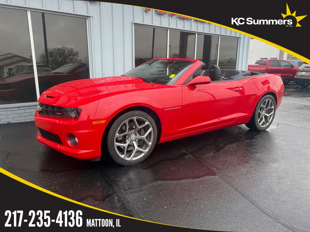 Victory Red 2011 Chevrolet Camaro 2SS Convertible RWD Convertible Rear-Wheel Drive 6-Speed Automatic