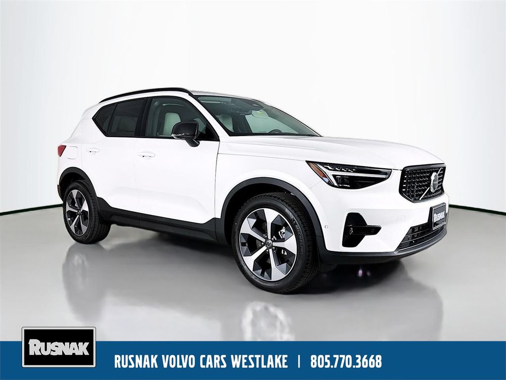 Crystal White 2026 Volvo XC40 B5 Plus AWD SUV / Crossover All-Wheel Drive Automatic