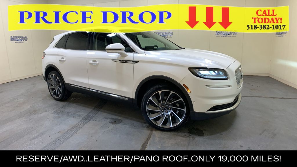 White Metallic 2023 Lincoln Nautilus Reserve AWD SUV / Crossover All-Wheel Drive 8-Speed Automatic