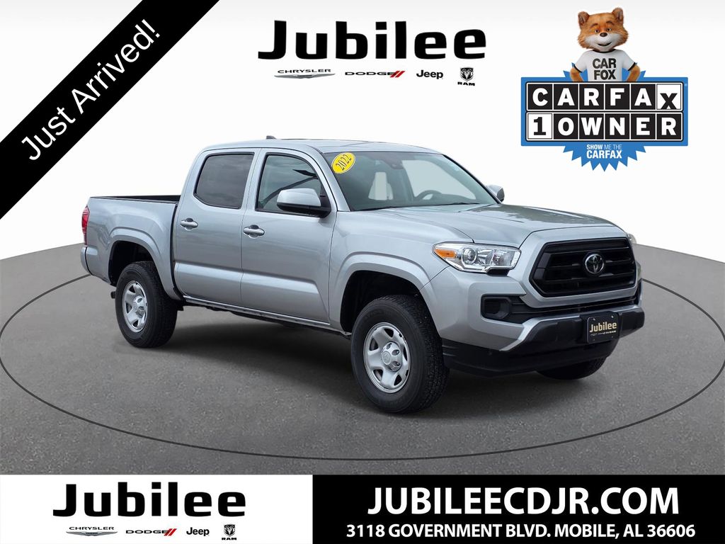 Celestial Silver Metallic 2022 Toyota Tacoma Pickup Truck Four-Wheel Drive 6-Speed Automatic