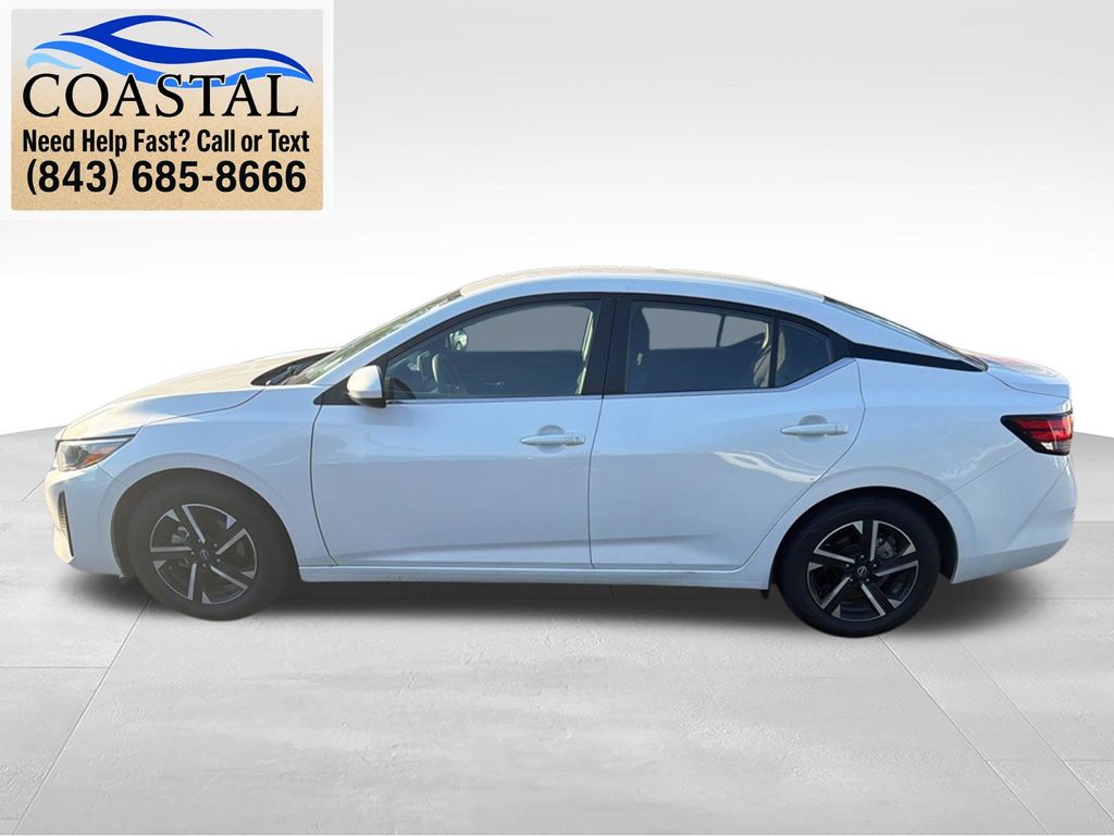 2024 Nissan Sentra SV White at Stokes Mazda