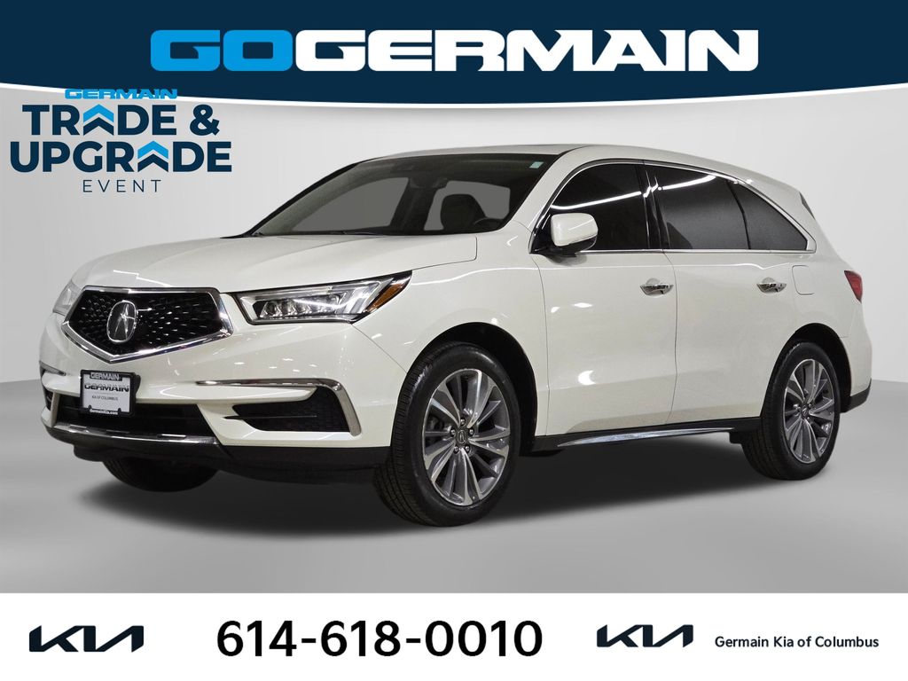White Diamond Pearl 2017 Acura MDX SH-AWD with Technology and Entertainment Package SUV / Crossover All-Wheel Drive 9-Speed Automatic