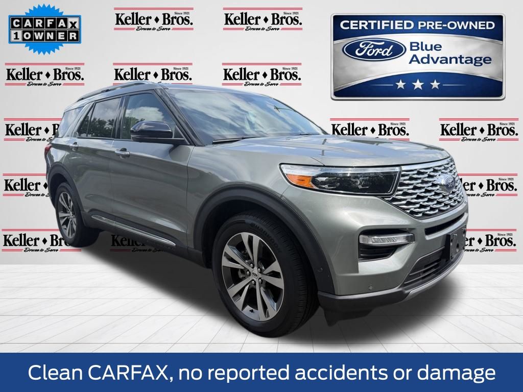 Silver Spruce Metallic 2020 Ford Explorer SUV / Crossover All-Wheel Drive Automatic