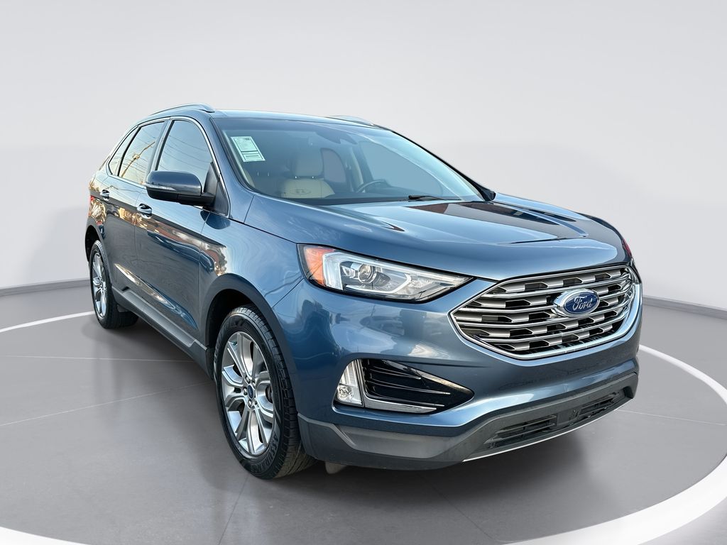 2019 Ford Edge Titanium Blue at Bob King Buick GMC