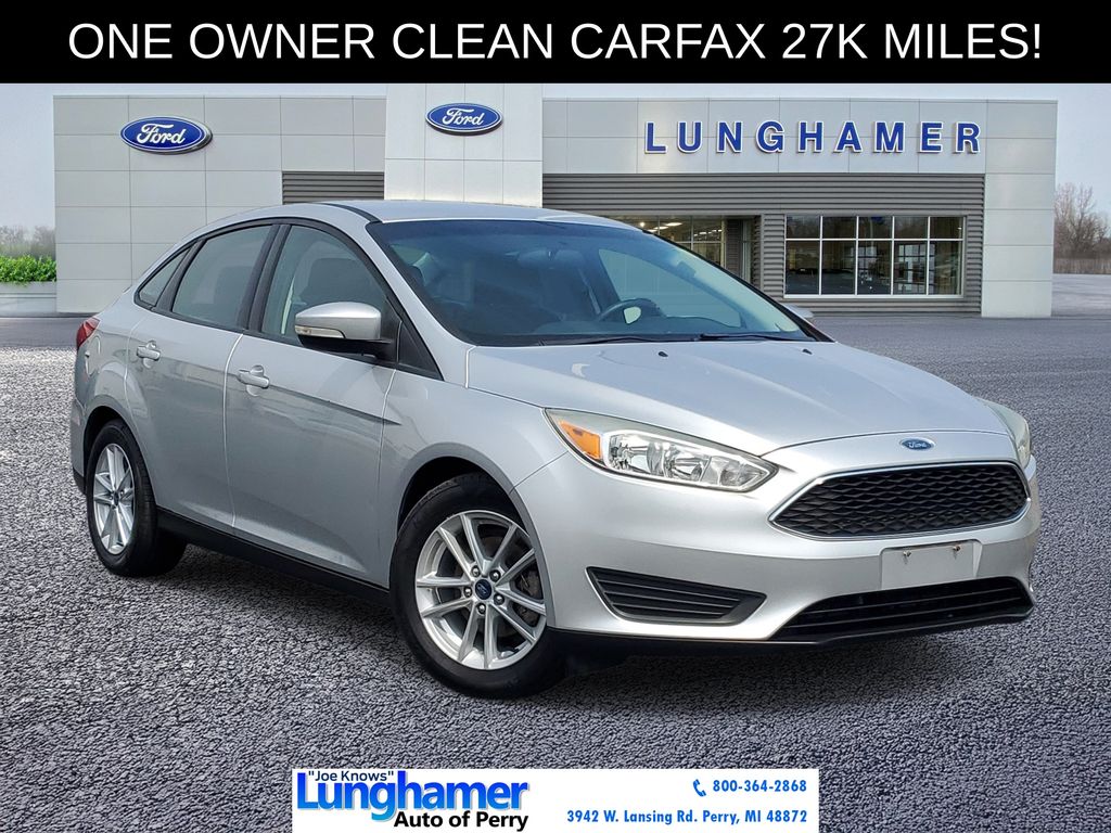 Ingot Silver 2016 Ford Focus Sedan Front-Wheel Drive Automatic