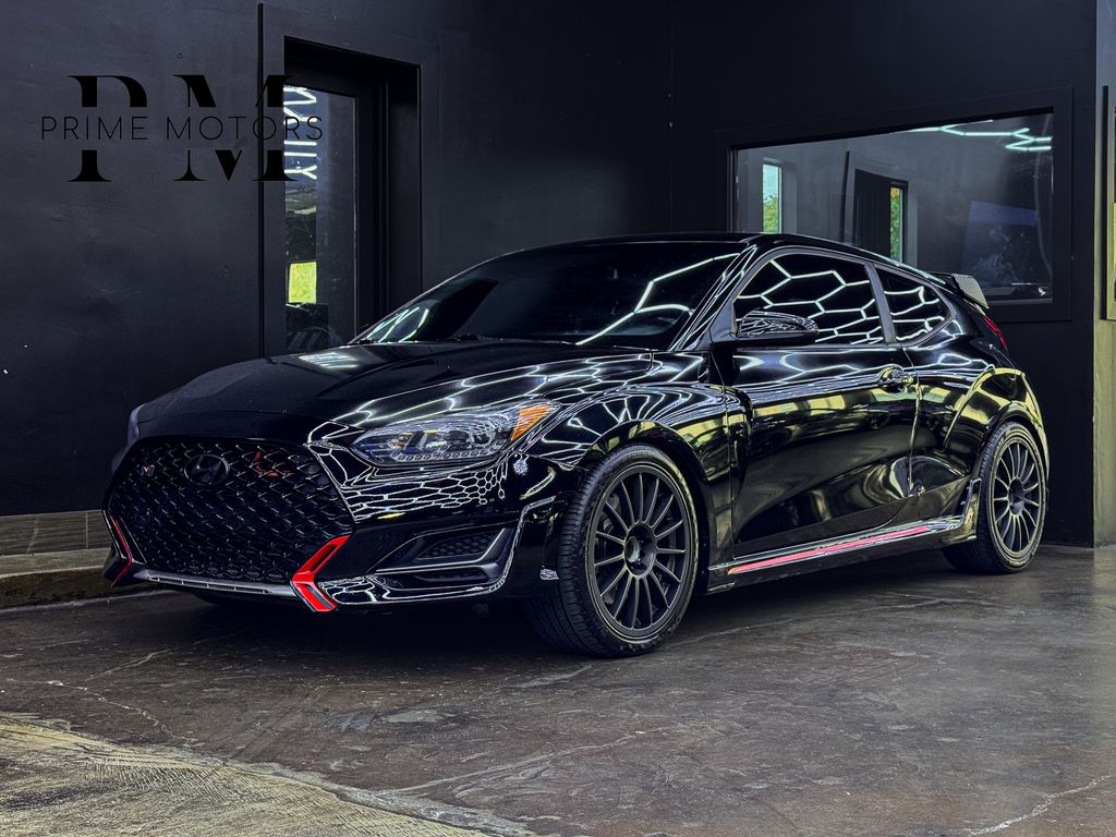 Ultra Black Pearl 2019 Hyundai Veloster N Coupe Front-Wheel Drive 6-Speed Manual