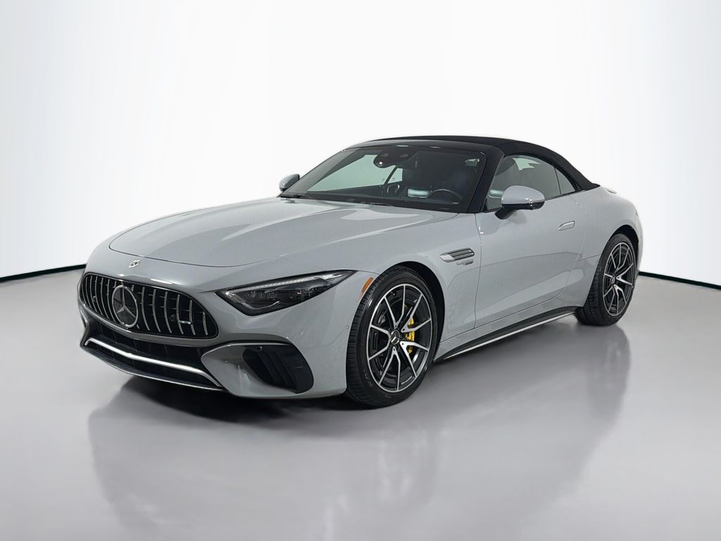 MANUFAKTUR Alpine Gray 2022 Mercedes-Benz SL-Class Convertible All-Wheel Drive 9-Speed Automatic