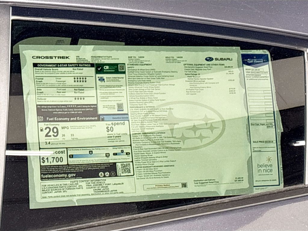 2026 Subaru Crosstrek Limited
