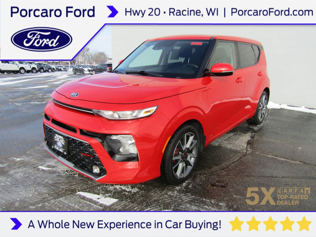 Inferno Red 2021 Kia Soul GT-Line FWD SUV / Crossover Front-Wheel Drive Continuously Variable Transmission