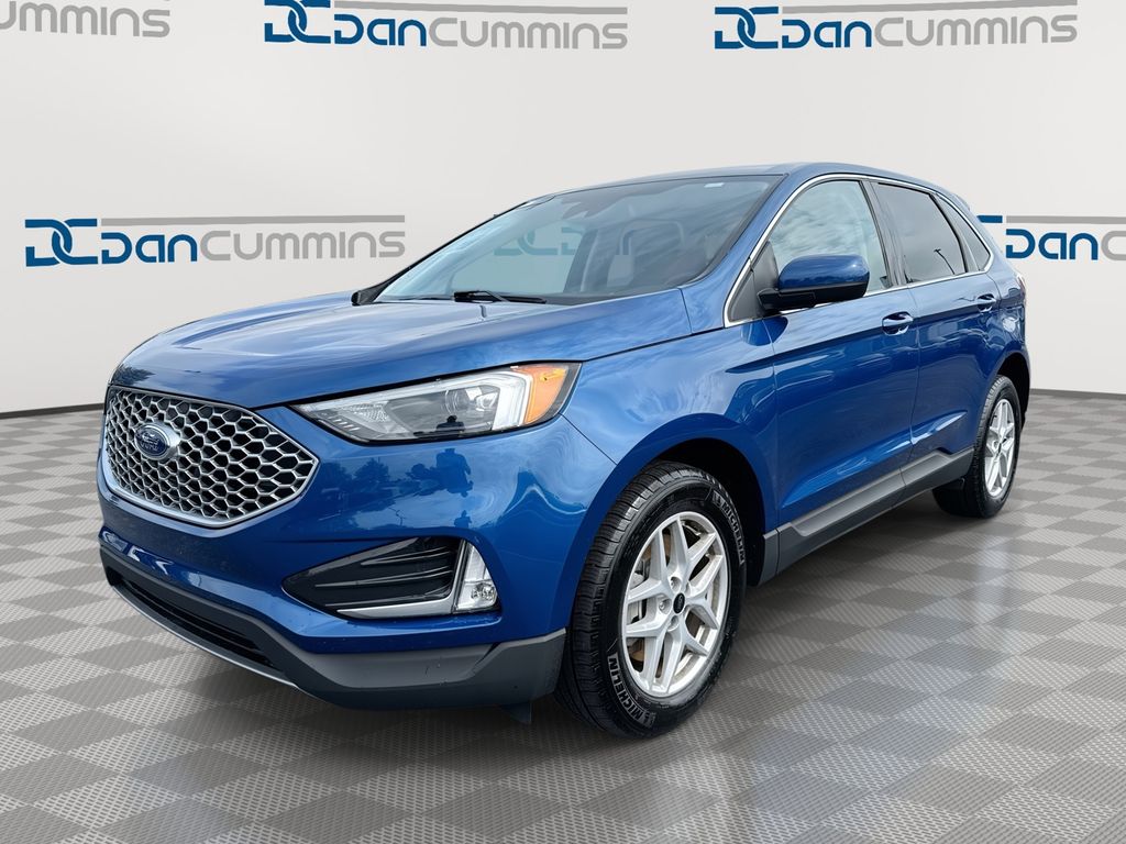 Atlas Blue Metallic 2024 Ford Edge SEL AWD SUV / Crossover All-Wheel Drive 8-Speed Automatic