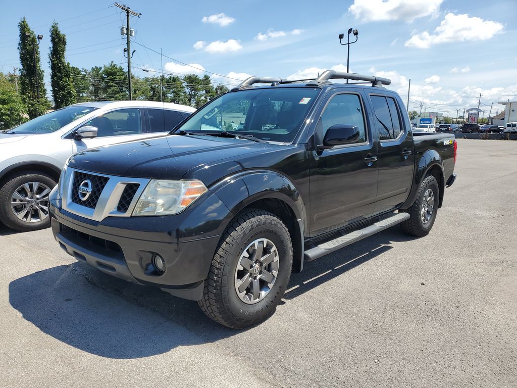 Gray (Magnetic Black) 2017 Nissan Frontier Pickup Truck Four-Wheel Drive 5-Speed Automatic Overdrive