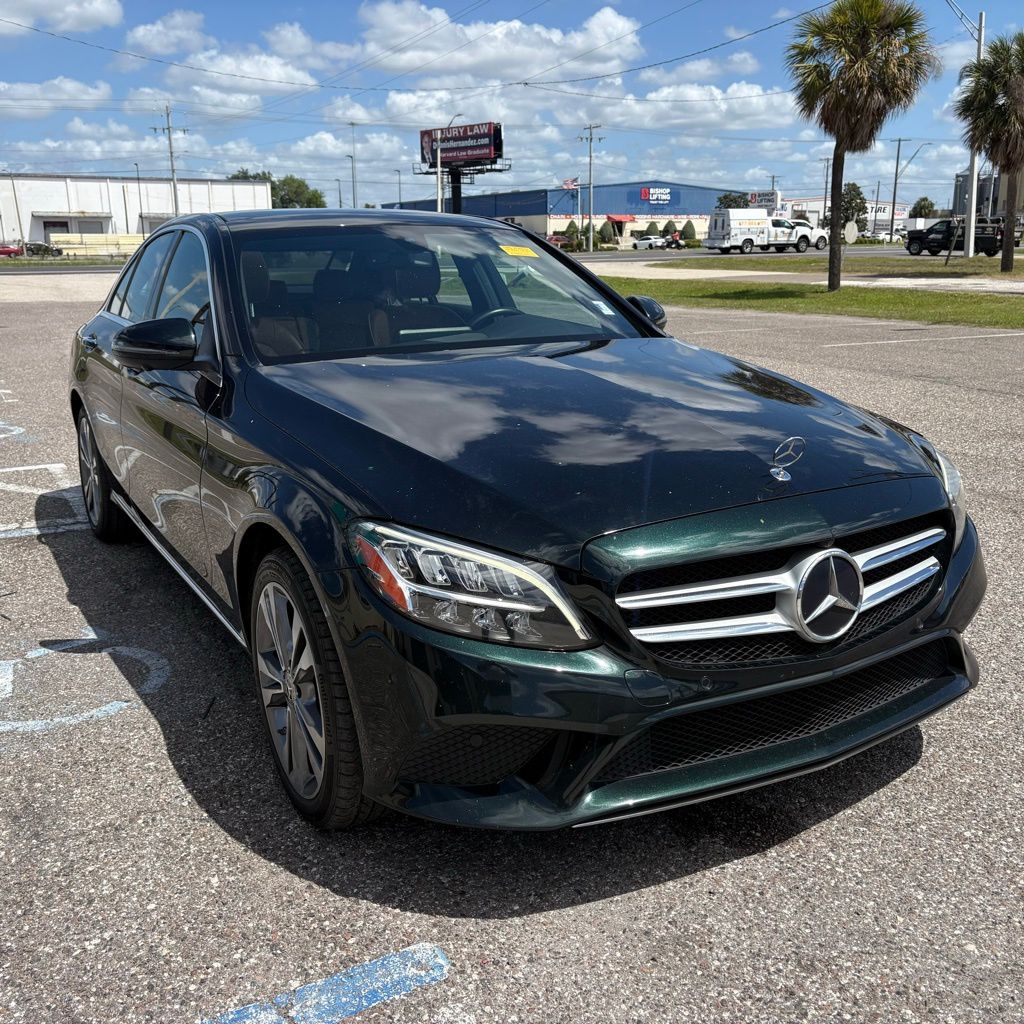 Emerald Green 2019 Mercedes-Benz C-Class C 300 4MATIC Sedan All-Wheel Drive 9-Speed Automatic