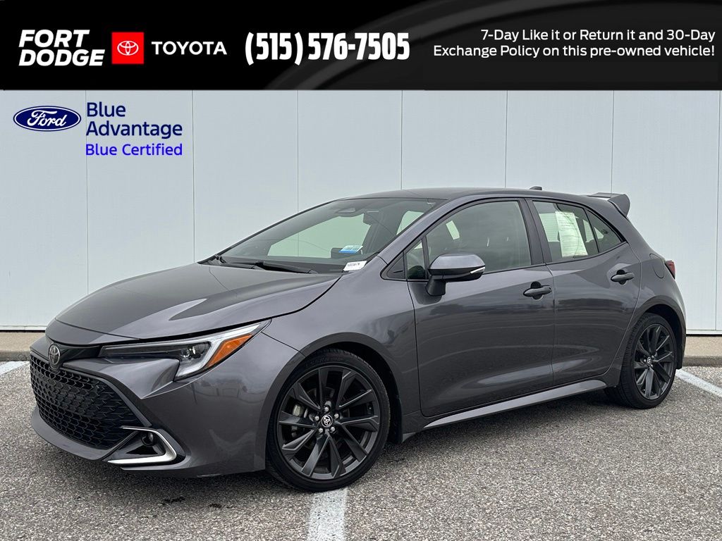 Magnetic Gray Metallic 2023 Toyota Corolla Hatchback Hatchback Front-Wheel Drive Continuously Variable Transmission