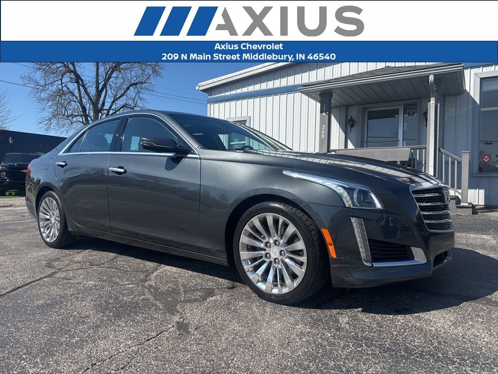 Phantom Gray Metallic 2018 Cadillac CTS 2.0T Luxury AWD Sedan All-Wheel Drive 8-Speed Automatic