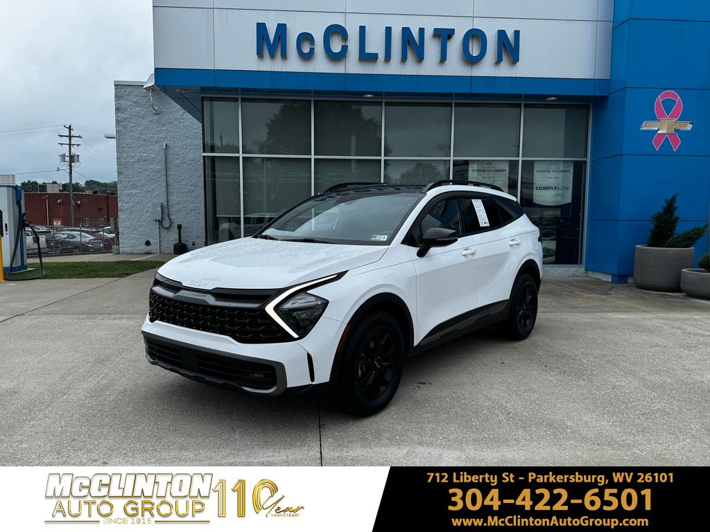 Glacial White Pearl 2023 Kia Sportage X-Pro AWD SUV / Crossover All-Wheel Drive 8-Speed Automatic