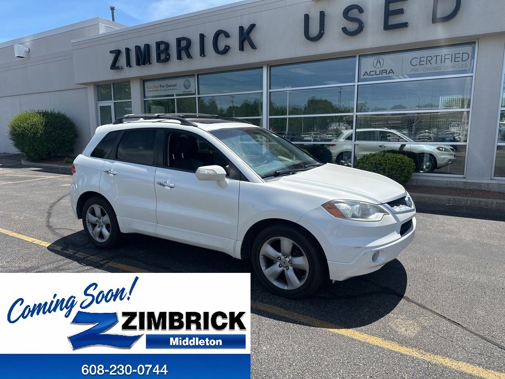 White Diamond Pearl 2009 Acura RDX SH-AWD SUV / Crossover All-Wheel Drive 5-Speed Automatic Overdrive