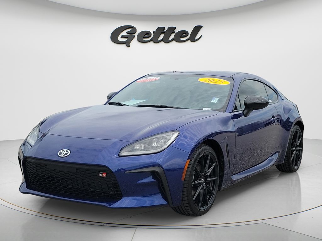 Blue 2025 Toyota GR86 Premium RWD Coupe Rear-Wheel Drive 6-Speed Manual