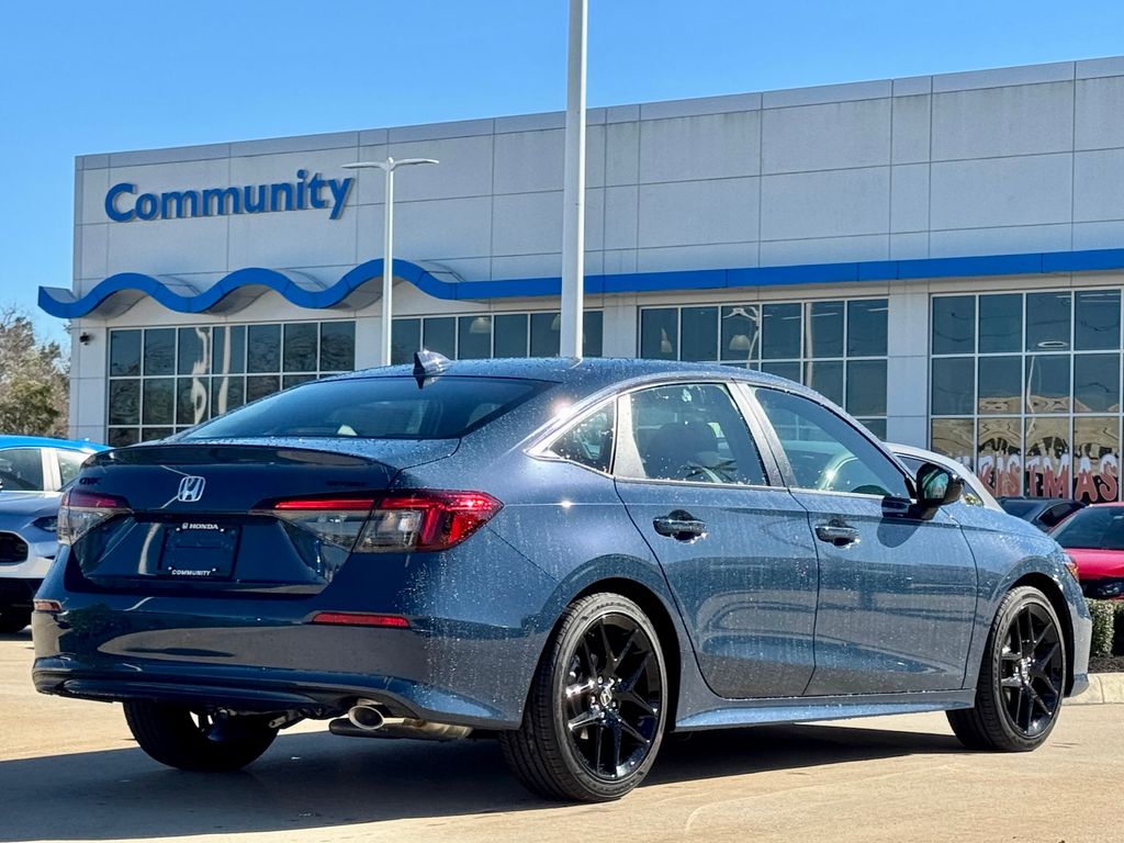 2026 Honda Civic Sport Blue at Classic Honda Galveston