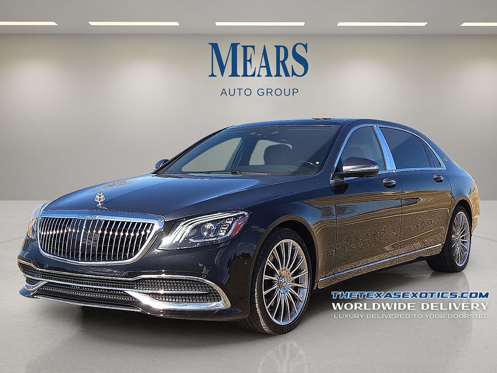 Obsidian Black Metallic 2020 Mercedes-Benz S-Class Maybach S 650 Sedan RWD Sedan Rear-Wheel Drive 7-Speed Automatic