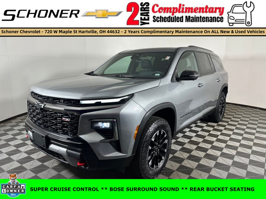 Sterling Gray Metallic 2024 Chevrolet Traverse Z71 AWD SUV / Crossover Four-Wheel Drive 8-Speed Automatic