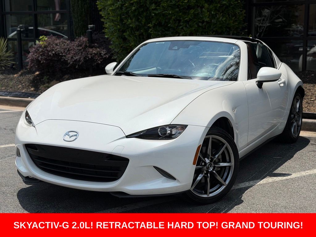 Snowflake White Pearl Mica 2023 Mazda MX-5 Miata Convertible Rear-Wheel Drive 6-Speed Automatic