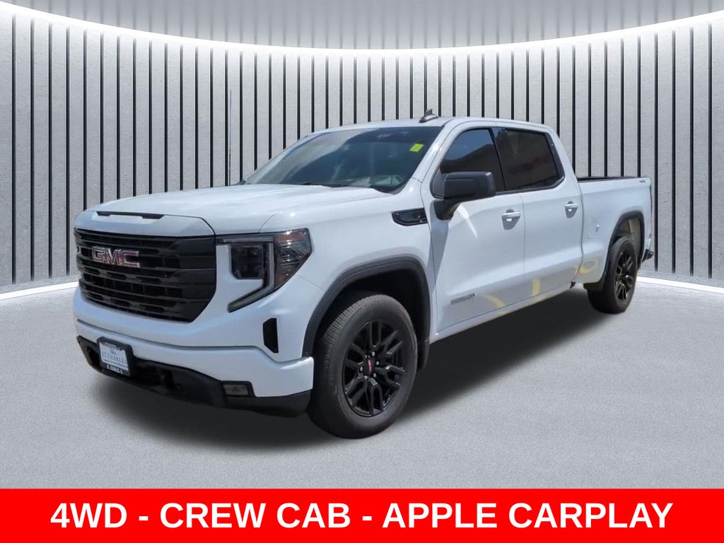 Summit White 2022 GMC Sierra 1500 Pickup Truck Four-Wheel Drive 8-Speed Automatic