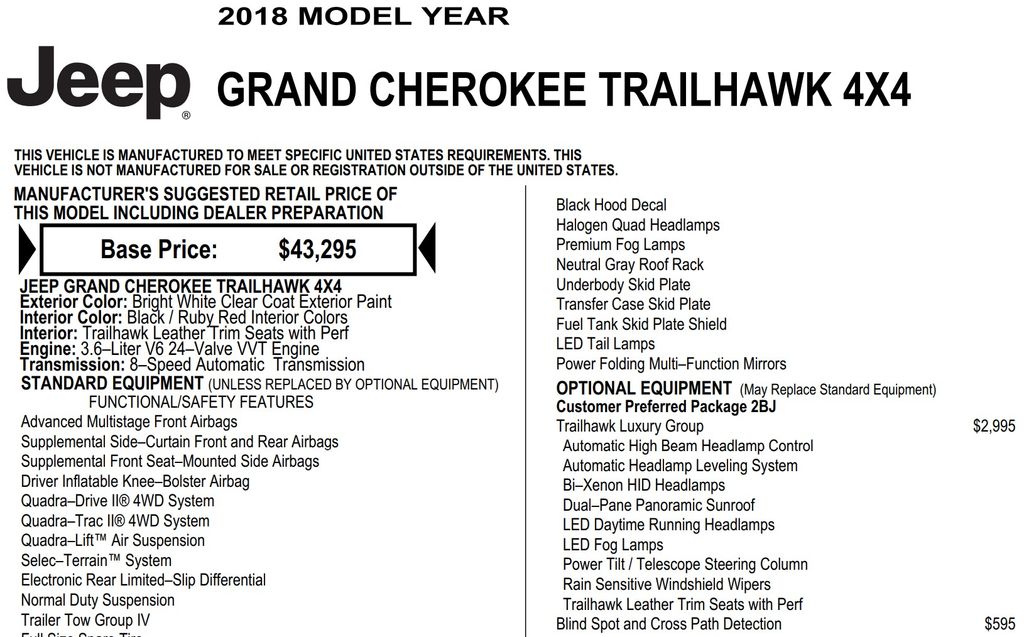 2018 Jeep Grand Cherokee Trailhawk 20