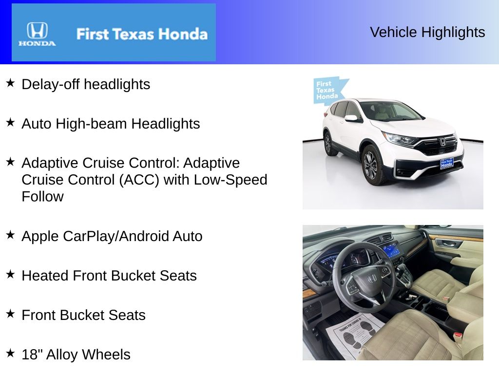 Used Car 2021 Honda Cr-v  Ex For Sale Under $25,000 In Austin, Texas