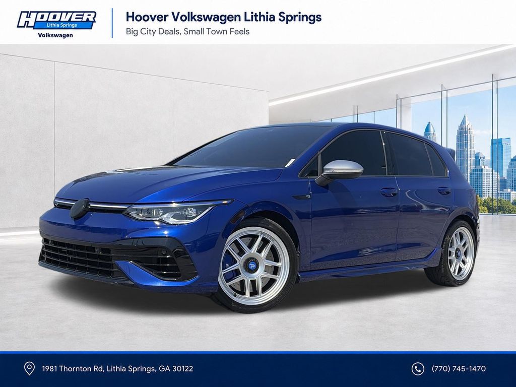 Lapiz Blue Metallic 2024 Volkswagen Golf R Hatchback All-Wheel Drive Automatic