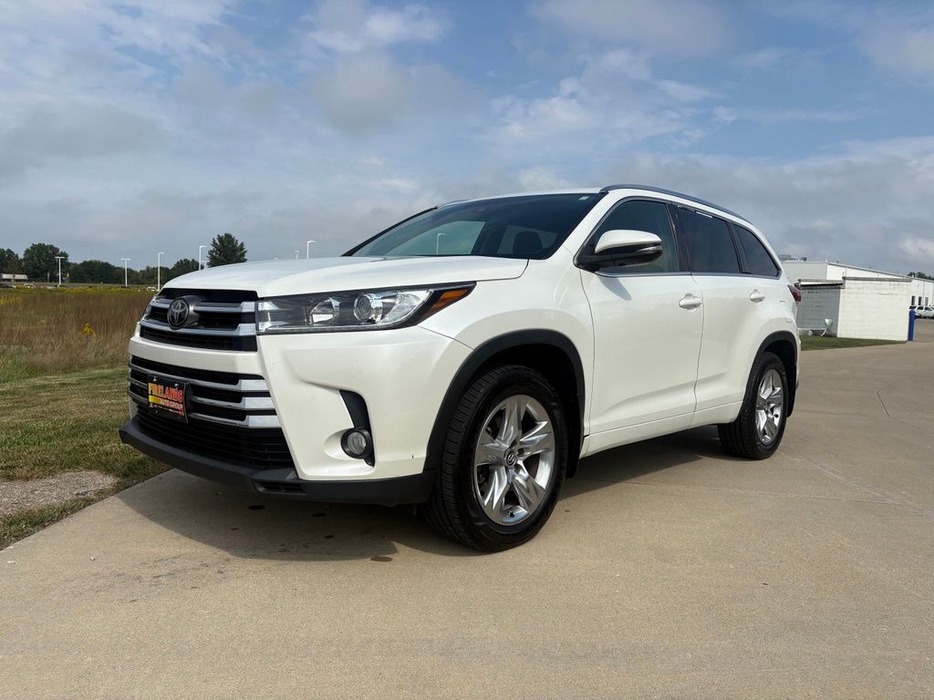 White (Blizzard Pearl) 2017 Toyota Highlander SUV / Crossover All-Wheel Drive 8-Speed Automatic